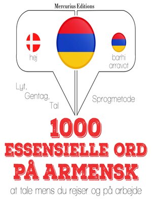 cover image of 1000 essentielle ord på armensk